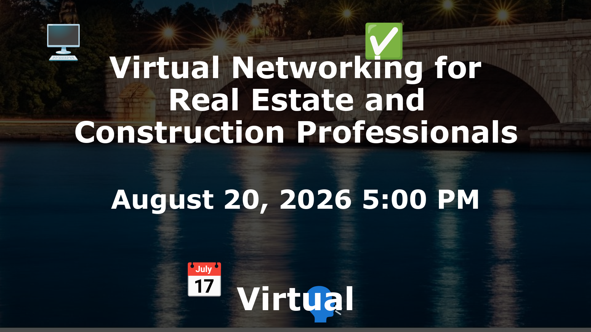 Virtual Networking for Real Estate and Construction Professionals event image